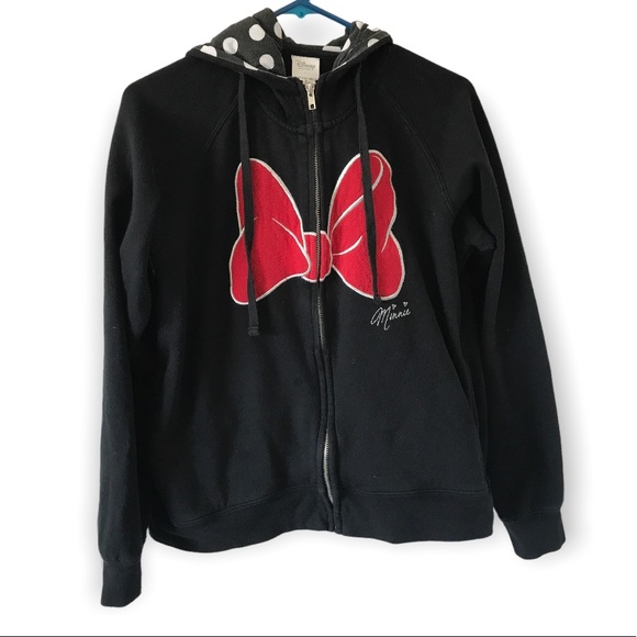 Disney Jackets & Coats Disney Womens Minnie Mouse Zip Up Hoodie